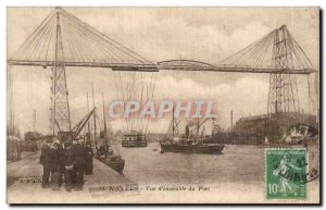 Nantes Old Postcard View of the harbor & # 39ensemble