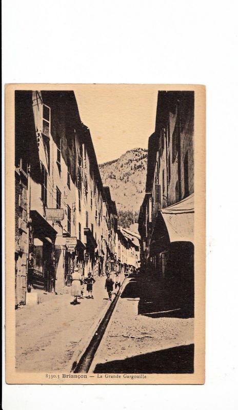 BF11521 briancon la grande gargouille  france front/back image