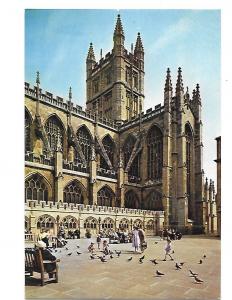 The Abbey Bath Somerset  United Kingdom England 4 by 6 Card