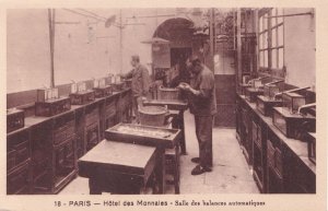 Paris Hotel des Monnales Salle De Balances French Old Postcard