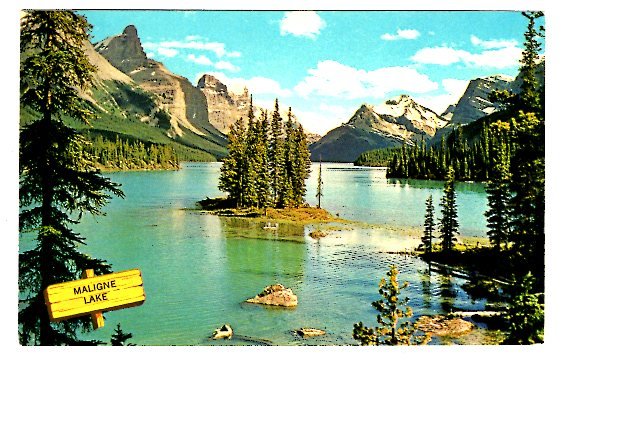 Maligne Lake, Jasper Park, Alberta