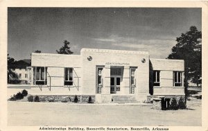 G95/ Booneville Arkansas Postcard 1943 Admin Building Sanatorium