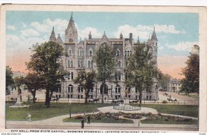 City Hall , from State Capitol , showing Stonewall Jackson Monument , RICHMON...