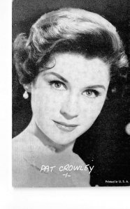 PAT CROWLEY Actress Movie Star c1950s Vintage Arcade Card