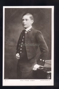 r3662 - A young Prince Albert in Cadets Uniform - Rotary No.37 J - postcard