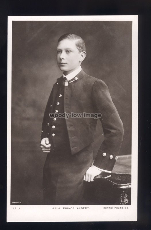 r3662 - A young Prince Albert in Cadets Uniform - Rotary No.37 J - postcard