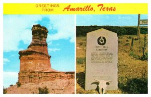 Postcard MONUMENT SCENE Amarillo Texas TX AS3938