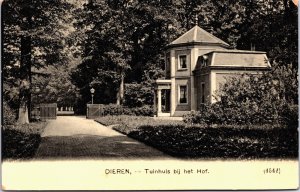 Netherlands Dieren Tuinhuis bij het Hof Vintage Postcard C209