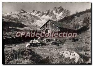 Postcard Modern Courchevel Le Vallon From Biollay Saulire cable car