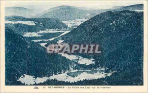 Old Postcard Gerardmer La Vallee des Lacs view Hohneck