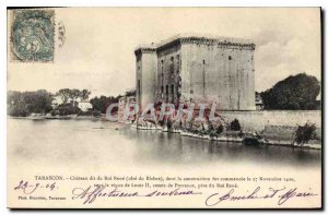 Old Postcard Tarascon di Chateau du Roi Rene Cote du Rhone which construction...