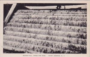 New York Saint Josephs Water Fall Over The Dam Albertype