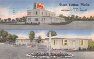 Greenwood, Delaware, Green Valley Motel, AA367-10