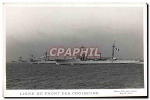 Old Postcard Boat War cruisers of Front Line