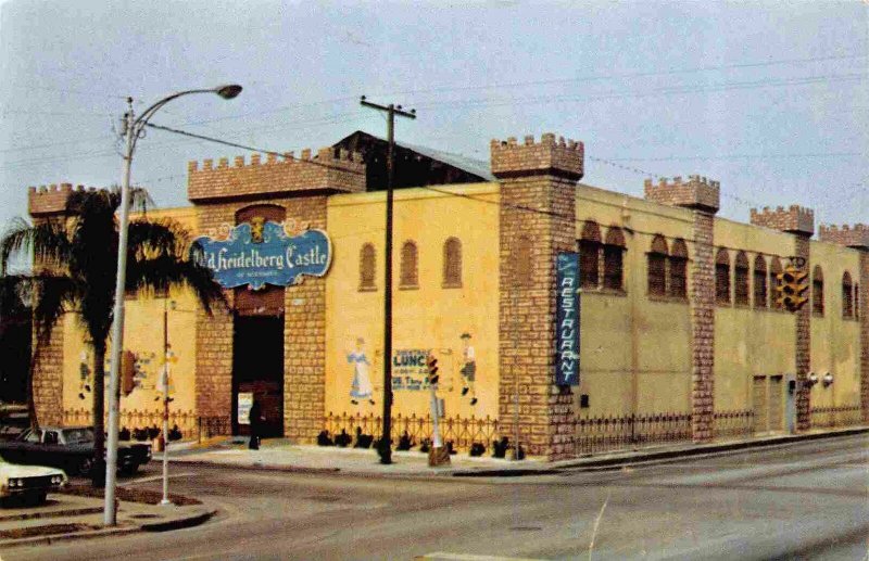 Old Heidelberg Castle Restaurant Sarasota Florida postcard