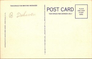 Sioux Falls, SD South Dakota  STATE PENITENTIARY Prison  ca1940's Linen Postcard