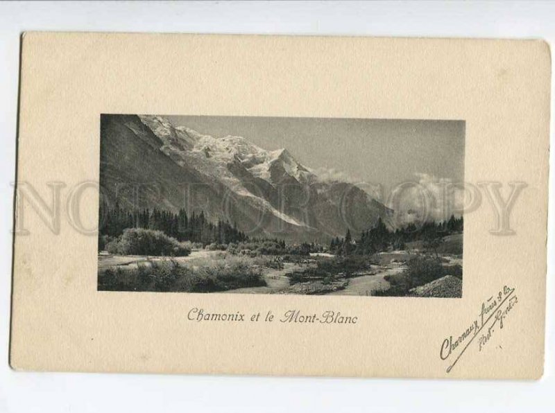 3053297 FRANCE CHAMONIX et le Mont-Blance Vintage PC