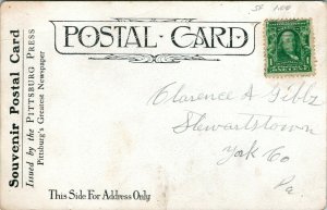 Vtg Postcard 1900s UDB The Old Block House Pittsburg PA pittsburg Press Souvenir