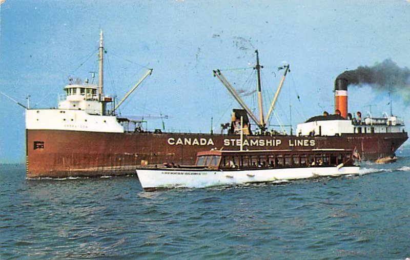 ST Lawrence River Canada Steamship Lines Ship 