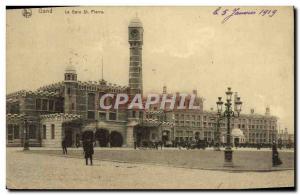 Old Postcard Ghent Gare St Pierre