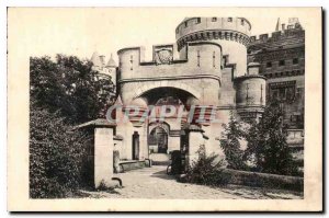 Old Postcard Chateau de Pierrefonds External Defenses