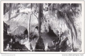New Mexico Carlsbad Cavern The Chapel Or Dome Room Real Photo