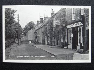 Northumberland ALLENDALE Arnison Terrace GIFT SHOP & OLD OAK CAFE - Old RP PC