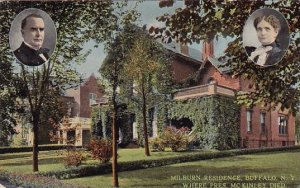 New York Buffalo Milburn Residence Where Pres Mc Kinley Died 1913