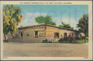 RAMONA'S  MARRIAGE PLACE AT  ROMANA'S WEDDING PLACE SAN DIEGO CALIFORNIA (707)