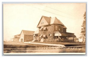 RPPC Ivy Covered Home Residence of Greene Unknown Locartion UNP Postcard U4