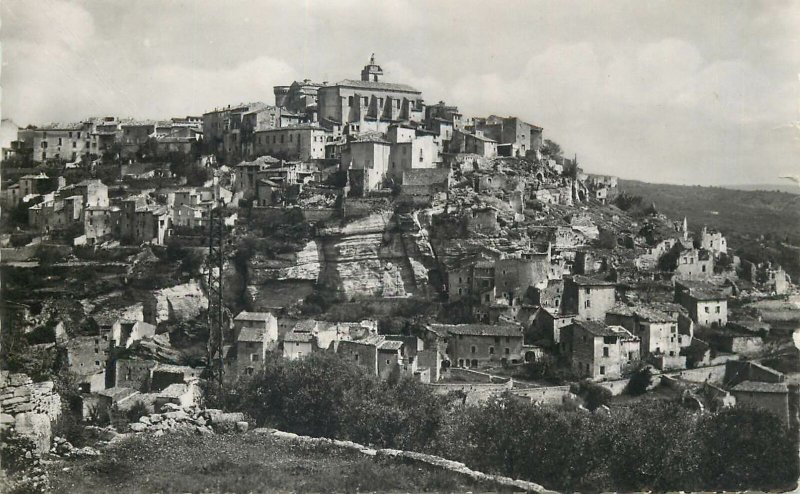 Postcard France Gordes Vaucluse general view