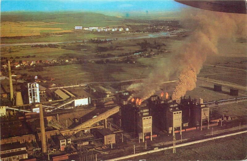 Romania Calan industrial landscape