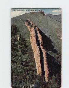 Postcard Devils Slide Weber Canyon Utah USA