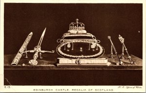 Edinburgh Castle Regalia Scotland London John Swain  Postcard 
