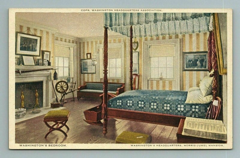 Washington's Bedroom Washington D.C. DC Postcard 