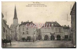 Postcard Old Lorraine Picturesque Veselise Square I & # 39Hotel City