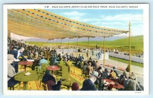 AGUA CALIENTE, Mexico ~ Grandstand AGUA CALIENTE JOCKEY CLUB Race Track Postcard