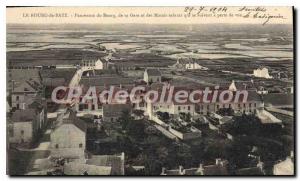 Old Postcard Le Bourg De Batz Panorama Station