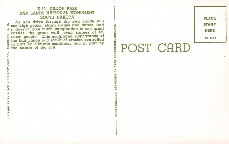 Dillon Pass,Bad Lands National Monument,SD