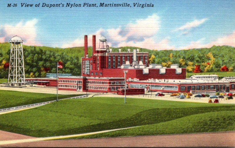 Virginia Martinsville View Of Dupont's Nylon Plant