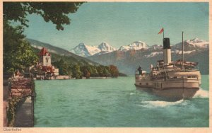 Vintage Postcard Oberhofen Wehrli Verlag Kilchberg B. Zurich Switzerland