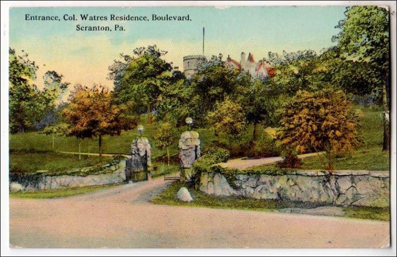 Colonel Watres Residence, Boulevard. Scranton PA