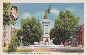 Francis Scott Key Monument Eutaw Place Baltimore Maryland