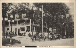 Monticello New York NY Monticello Inn Vintage Postcard