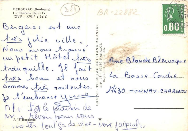 BR22882 Le Chateau Bergerac  France