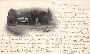 Waterloo Iowa~Chautauqua Park Willard Hall~Note from Mother to Children~1906 Pc