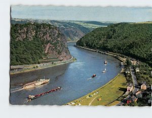 Postcard Lorelei, Rhein, Sankt Goarshausen, Germany