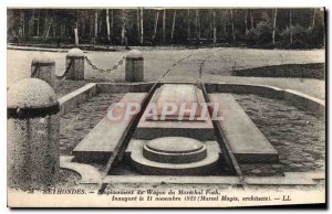 Old Postcard Rethondes location Wagon Marechal Foch Inaugurates November 11, ...