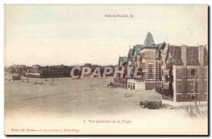 Berck Beach - Generale view of the beach - Old Postcard