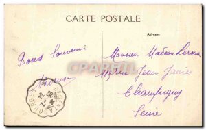 Old Postcard Old House Aubigny Rue Du Bourg Coutant